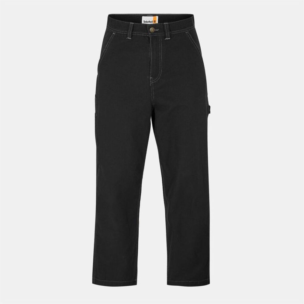 Timberland Mens Canvas Straight Pants / Black